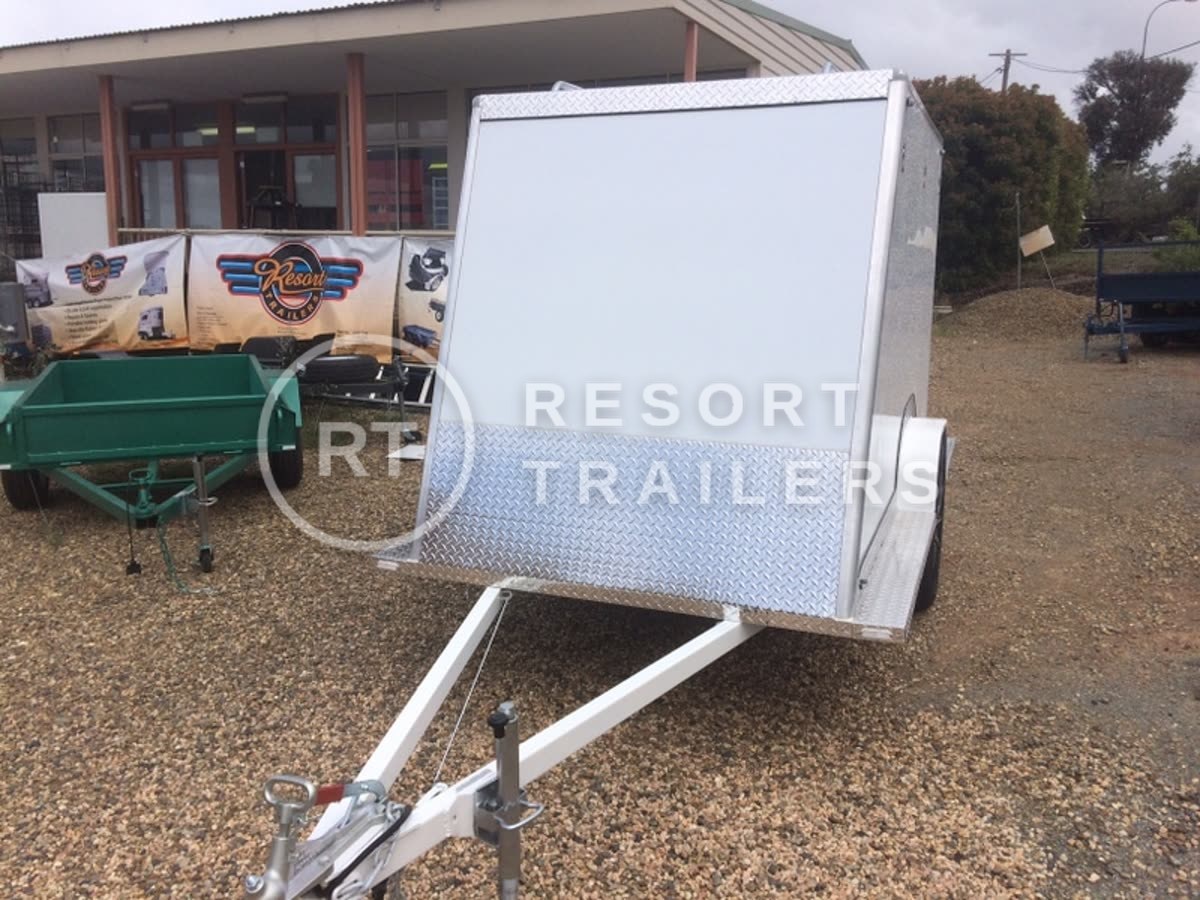 Enclosed trailer 12 — built by Resort Trailers