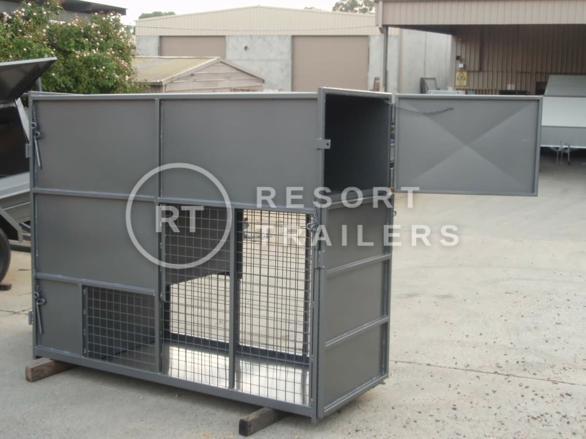 Lawnmower toolboxes — built by Resort Trailers