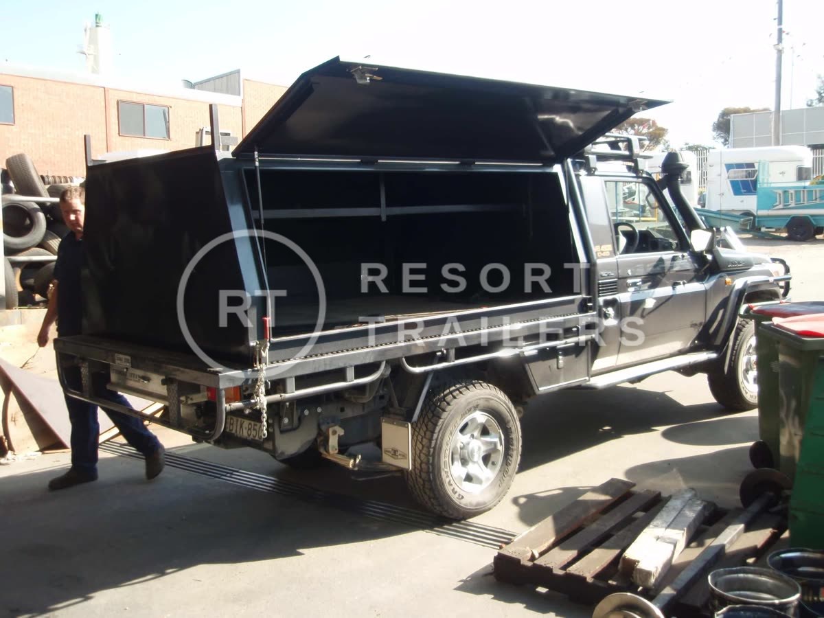 Tradesman ute modification enclosed back — built by Resort Trailers